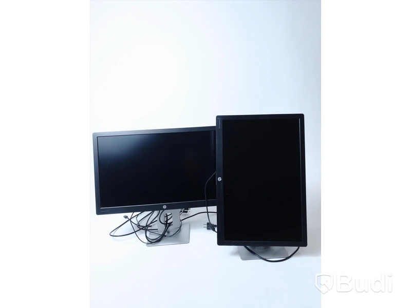 En HP E272q Monitor 27” + En HP EliteDisplay E242 Monitor 24”