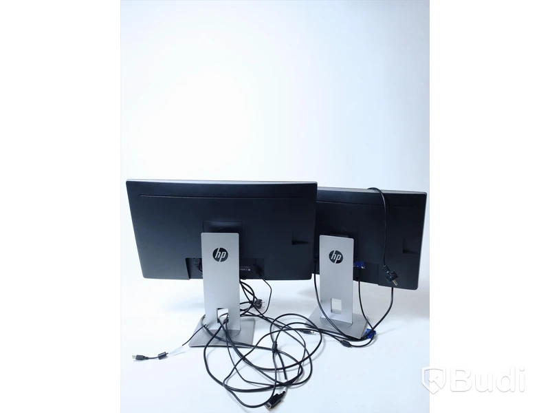 En HP E272q Monitor 27” + En HP EliteDisplay E242 Monitor 24”