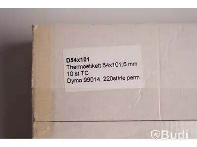 Låda med etikettrulle - Dymo D 54X101, 54x101,6mm. Ny, Obruten förpackning.