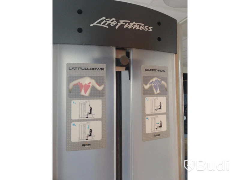 Drag- och Latsmaskin Life Fitness, Viktmagasin upp till 91 KG