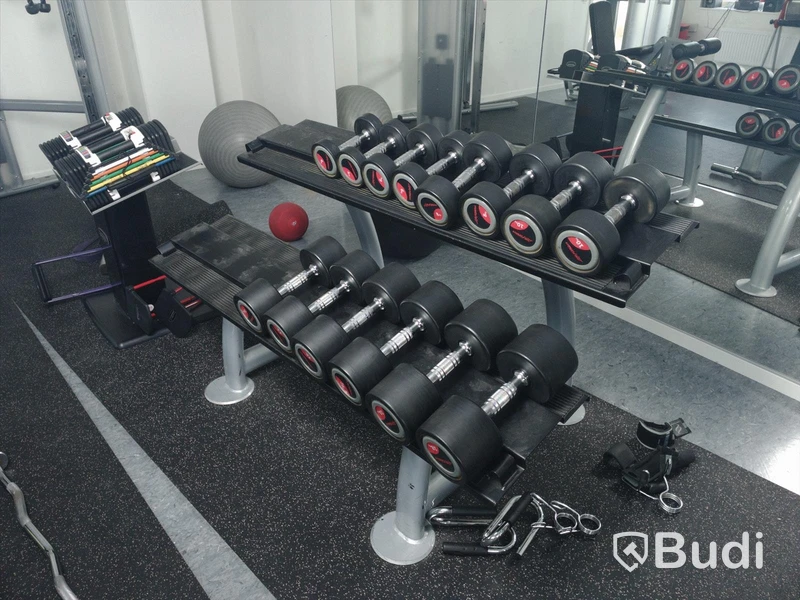 Life fitness hantlar med ställ 7 par