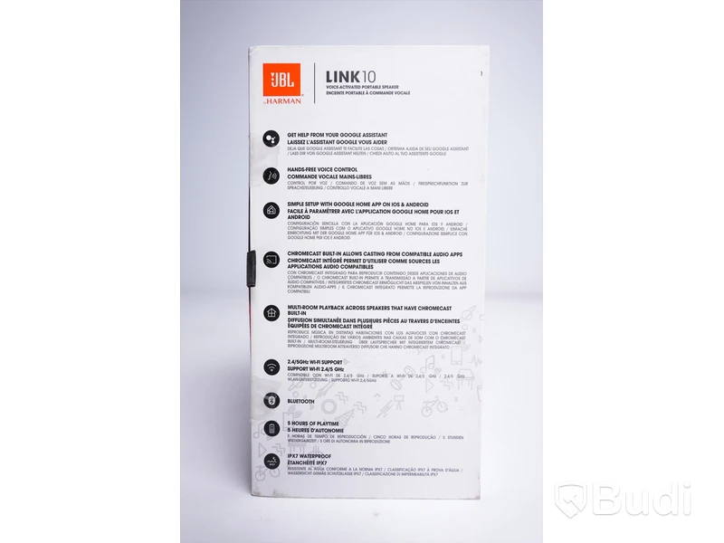 Trådlös högtalare - JBL by HARMAN, LINK 10, svart. Ny.