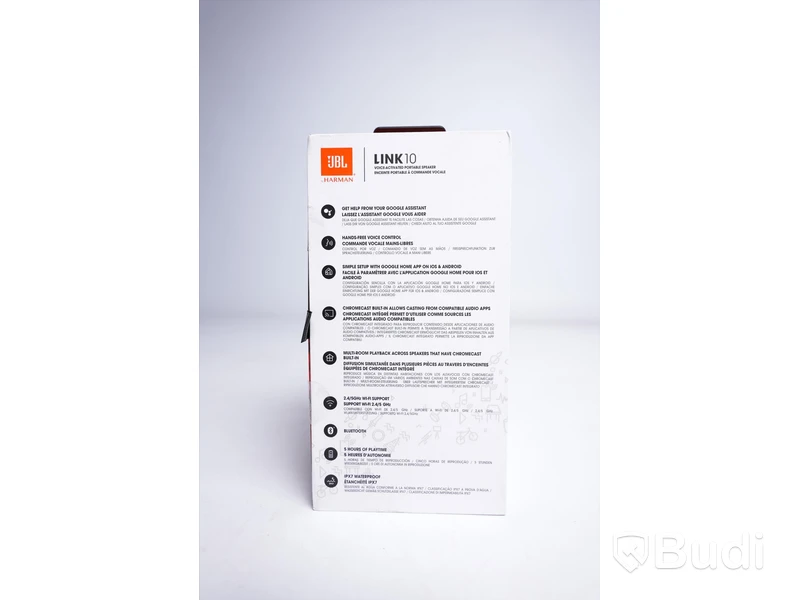 Trådlös högtalare - JBL by HARMAN, LINK 10, Vit. Ny.