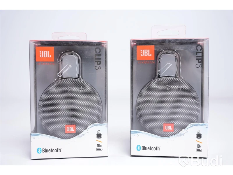 Trådlös högtalare 2 st- JBL by HARMAN, Clip 3. Ny.