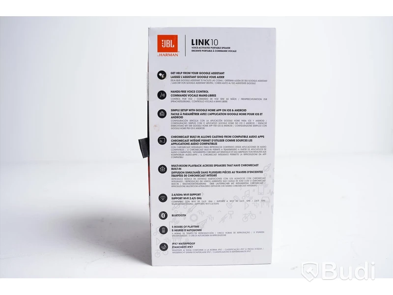Trådlös högtalare med röstassistent - JBL Link 10.