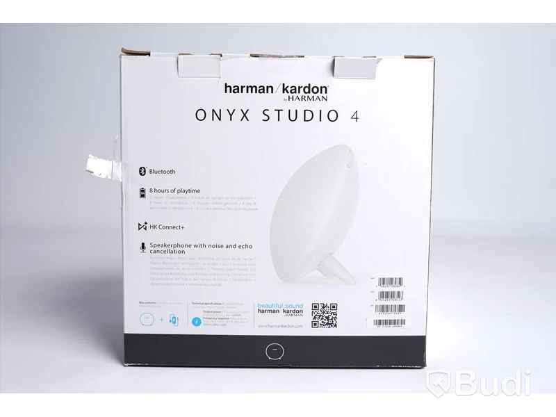 Trådlös högtalare - Onyx Studio 4, vit, saknar strömsladd, Harman/Kardon.
