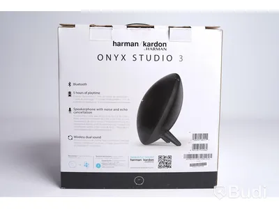 Trådlös högtalare - Onyx Studio 3, svart, Saknar sladd,  Harman/Kardon.