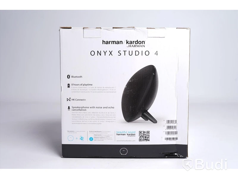 Trådlös högtalare - Onyx Studio 4, svart, Harman/Kardon.