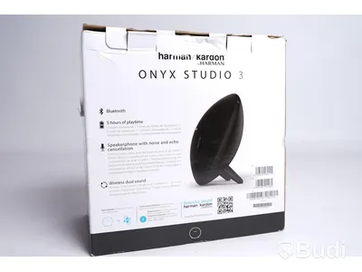 Trådlös högtalare - Onyx Studio 3, svart,  Harman/Kardon.