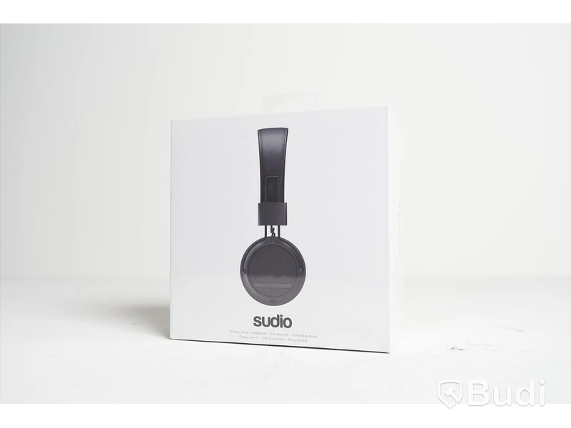Trådlösa hörlurar - Sudio Regent II (svart). Ny, Obruten förpackning.