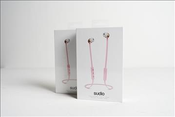 Trådlösa hörlurar 2st - Sudio Vasa Blå (rosa). Ny, Obruten förpackning.