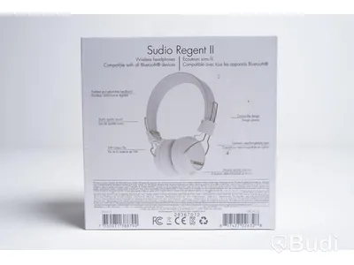 Trådlösa hörlurar - Sudio Regent II (vit). Ny, Obruten förpackning.
