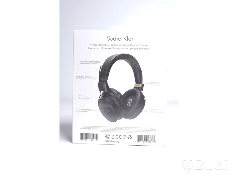 Trådlösa hörlurar - Sudio, Klar, Noise Cancelling. Ny i förpackning.
