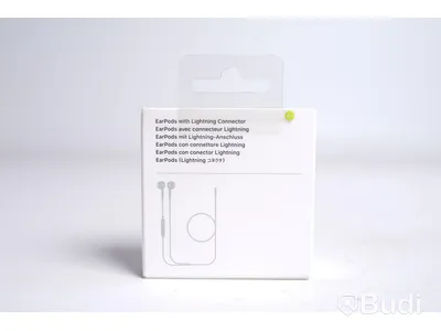 EarPods - 2 st, Apple, anslutning lightning. Ny, Obruten förpackning.