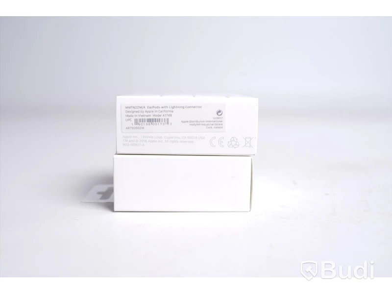 EarPods - 2 st, Apple, anslutning lightning. Ny, Obruten förpackning.