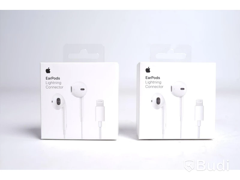 EarPods - 2 st, Apple, anslutning lightning. Ny, Obruten förpackning.