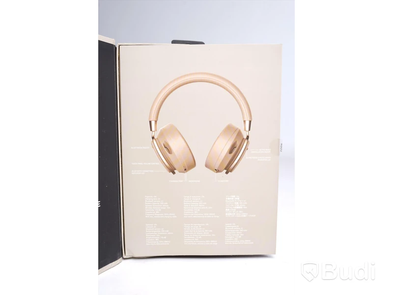 Trådlösa hörlurar - Defunc, MUTE, beige, saknar USB-sladd.