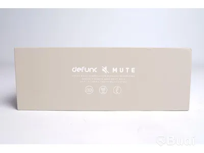 Trådlösa hörlurar - Defunc, MUTE, beige, saknar USB-sladd.