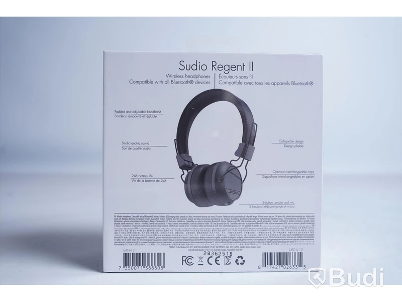 Trådlösa hörlurar - Sudio Regent II. Ny, Obruten förpackning.