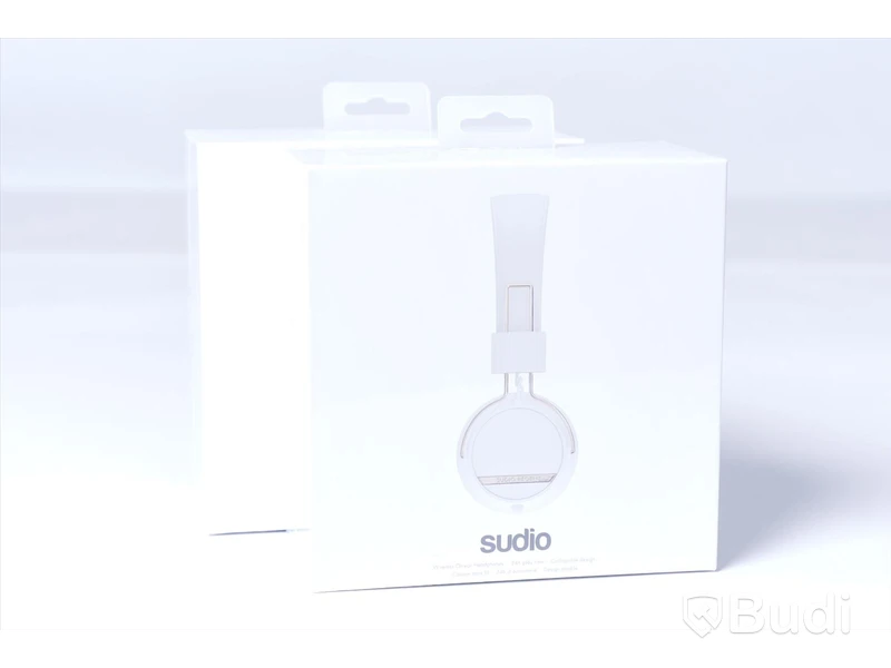 2 st Trådlösa hörlurar. Sudio Regent II - Vit. Ny - Obruten förpackning. (Nypris 895 kr)
