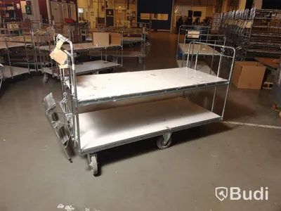 Rullvagn, lagervagn Ergo Björn. Stor modell med trappstege