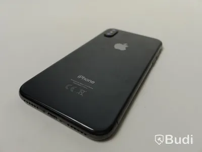 Iphone X, 64 gb, 82 procent batterihälsa. Övre touch strular