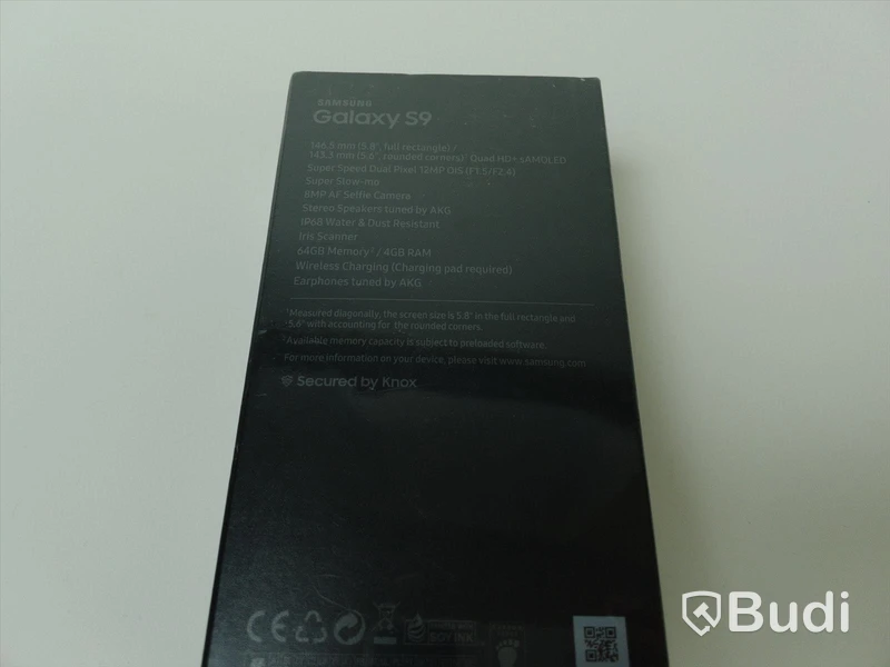 Samsung Galaxy S9 64 gb förpackning