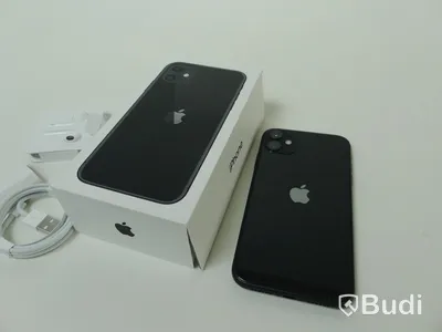 Iphone 11, 64 GB med tillbehör 100 procent batterihälsa