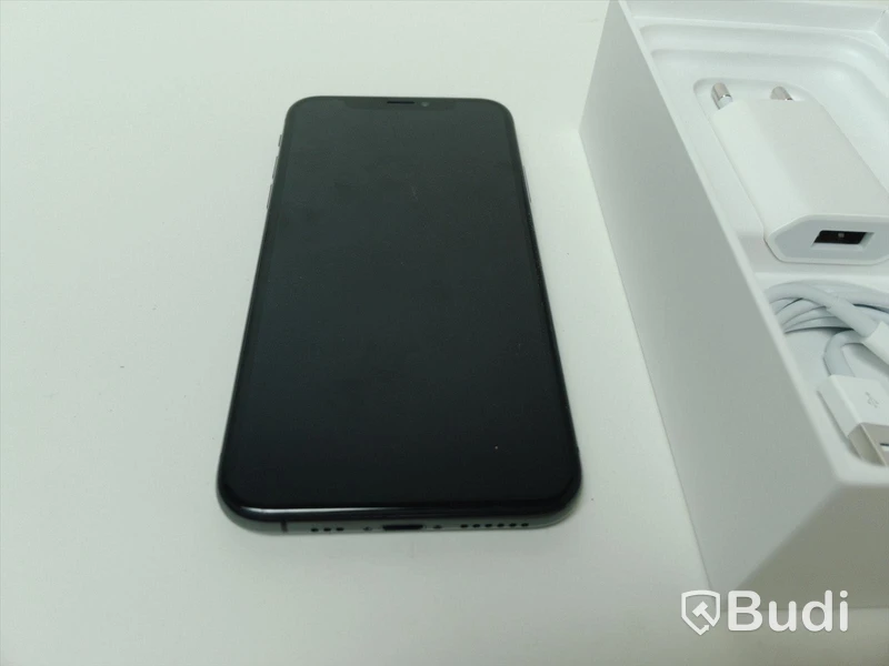 Iphone Xs, 64 GB med tillbehör 100 procent batterihälsa