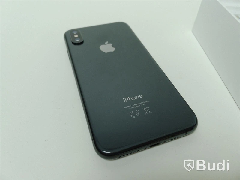 Iphone Xs, 64 GB med tillbehör 100 procent batterihälsa