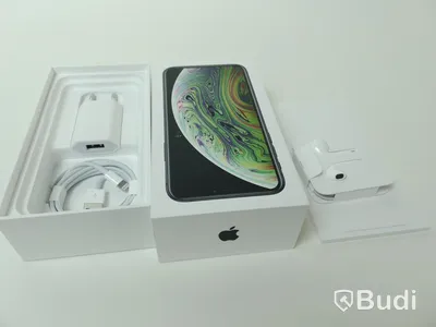 Iphone Xs, 64 GB med tillbehör 100 procent batterihälsa