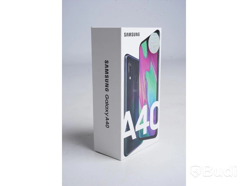 Samsung Galaxy A40, 64 GB, Black, Ny, Obruten förpackning.