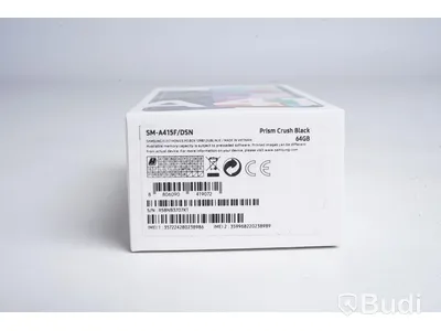 Samsung Galaxy A41, Prism Crush Black, Ny, Obruten förpackning.