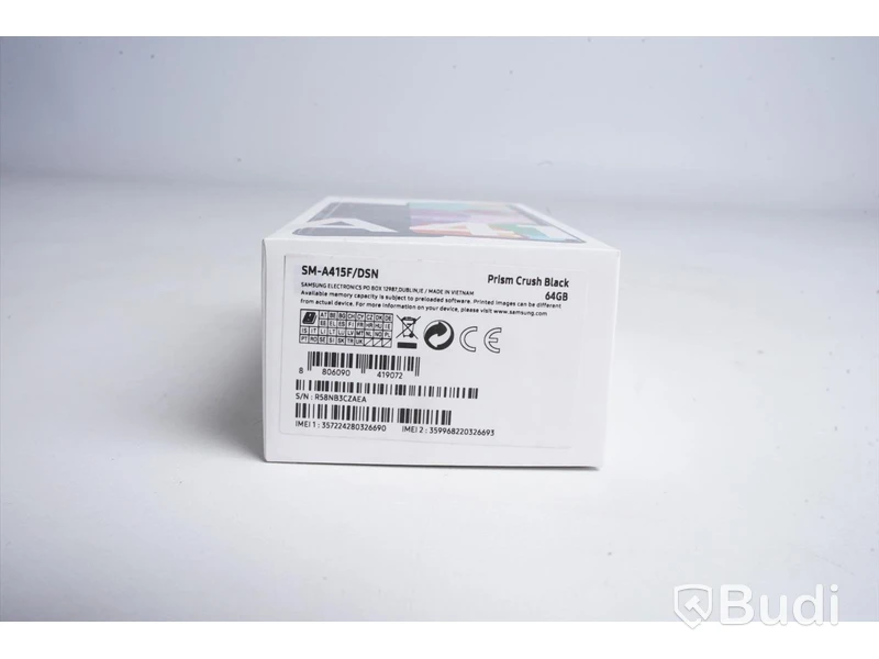 Samsung Galaxy A41, 64 GB, Prism Crush Black, Ny, Obruten förpackning.