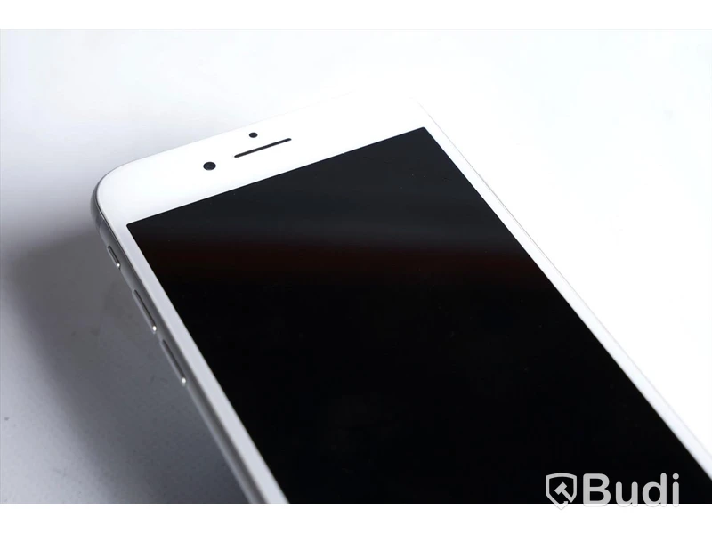 iPhone 8 - 64 GB, 88 procent batterihälsa, liten skärm spricka samt smått repig.
