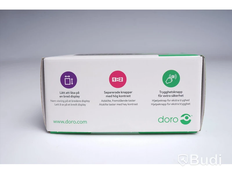 Mobiltelefon- Doro 1372, Ny, Obruten förpackning.
