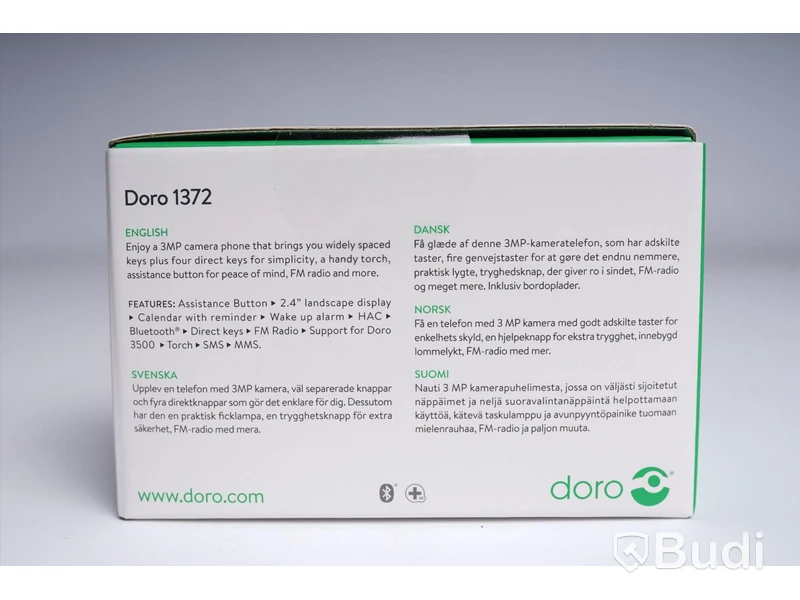 Mobiltelefon- Doro 1372, Ny, Obruten förpackning.