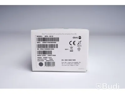 Mobiltelefon- Doro 1372, Ny, Obruten förpackning.