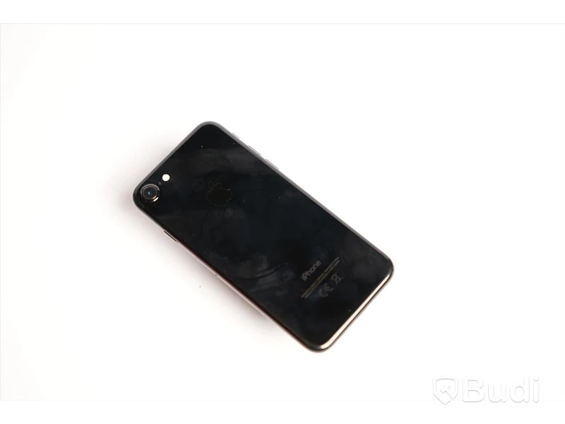 iPhone 7 samt tillbehör - 128 GB, Space Gray, 100 procent batterihälsa