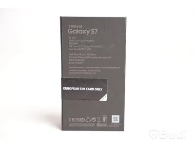 Samsung Galaxy S7 - 32 GB, Black Onyx. Ny, Obruten förpackning.