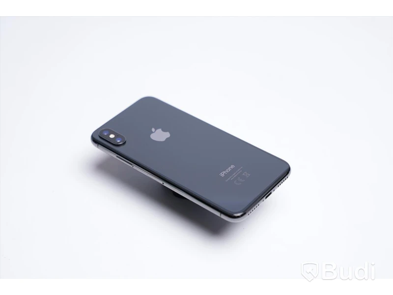iPhone X - 64 GB, 100 procent batterihälsa, inkl. hörlurar och sladd, Apple.