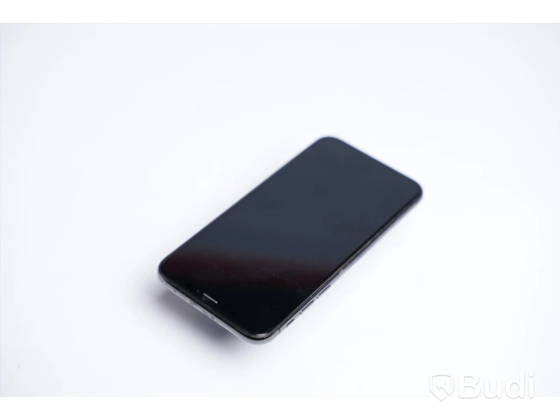 iPhone X - 64 GB, 97 procent batterihälsa, Apple. Sprickor och repor.