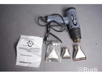 Varmluftpistol inkl. tillbehör, metalldetektor och bordsfläkt - Cotec, EIA och Pro Klima. Osäker funktion.