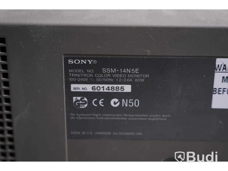 Färgmonitor - SSM-14N5E, Sony. Osäker funktion.