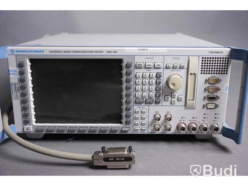 Universal Radio Communication Tester - CMU 200, Rohde & Schwartz. Startar, ingen bild.