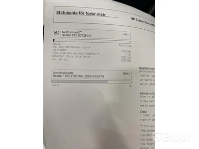 HP Laserjet Enterprise M605, funktionstestad, OBS! Ink ny tonerkasett i obruten förpackning. se extrabilder för status