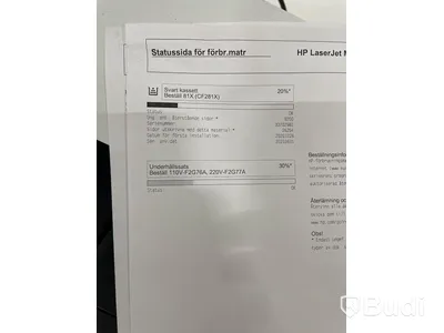HP Laserjet Enterprise M605, funktionstestad, OBS! Ink ny tonerkasett i obruten förpackning. se extrabilder för status