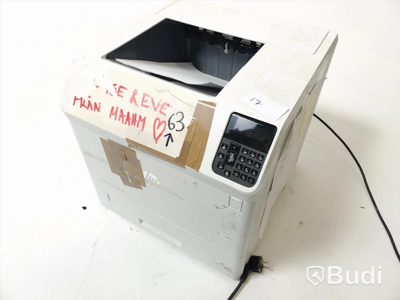 HP Laserjet Enterprise M605, funktionstestad, OBS! Ink ny tonerkasett i obruten förpackning. se extrabilder för status