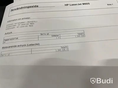 HP Laserjet Enterprise M605, funktionstestad, OBS! Ink ny tonerkasett i obruten förpackning. se extrabilder för status