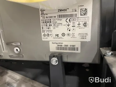 Etikettskrivare Zebra ZM400 ink strömsladd